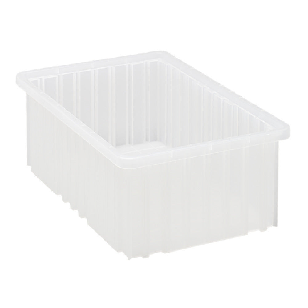 Quantum DG92060CLCS - Dividable Grid Container, 16-1/2"L X 10-7/8"W X 6"H, Clear