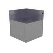 Glastender CIR-19/19 Underbar Inside Rectangle Corner Drainboard With Removable Perforated Insert