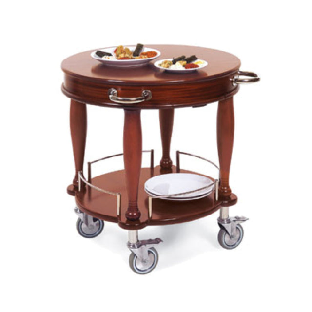 Geneva 70029 Serving Cart-Bordeaux 29-1/2"W X 32-5/8"H Pull-out Shelf On End