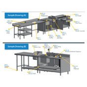 BK Resources EM-31A Heat Strip Provision 3' Add A Channel To 12" X 3' Overshelf