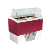 Stoelting by Vollrath CD-BR06-302-WP Italproget Brio Gelato Display Cabinet 46-3/5"W X 26-1/5"D X 48-1/5"H