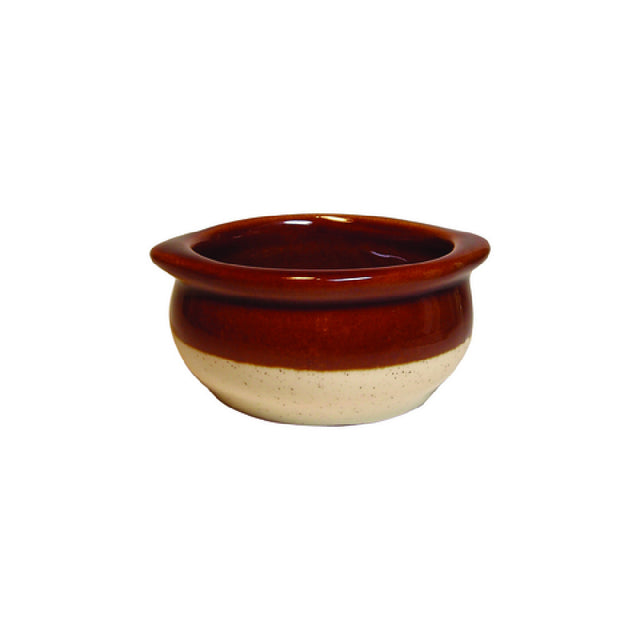 Steelite DCI12BTT Onion Soup Crock 10 Oz. 4-1/4" Dia. (5" With Handle) X 2"H
