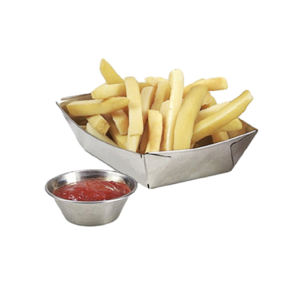 GET Enterprises 4-80868 Boat Tray 6" X 4-1/2" X 1-1/4" Stainless Steel