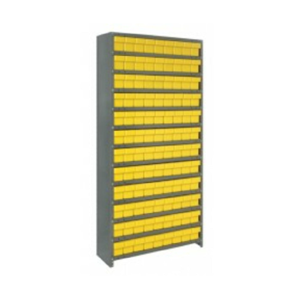 Quantum CL1275-501_YELLOW - Shelving Unit, Closed, 12"D X 36"L X 75"H