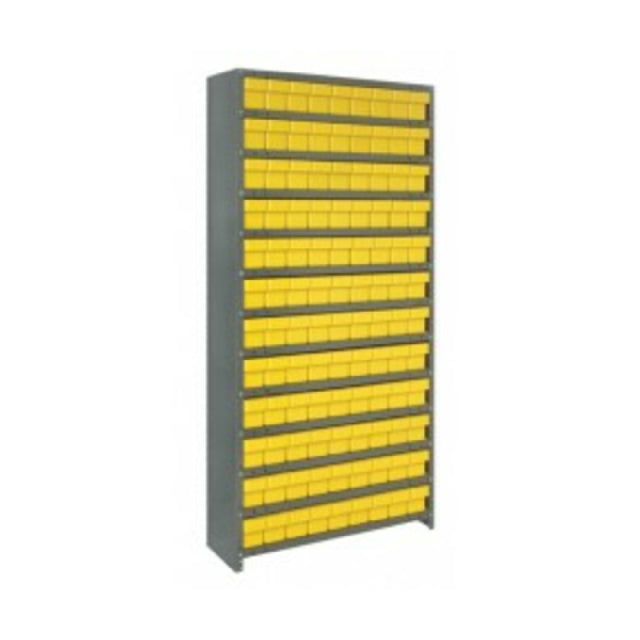 Quantum CL1275-501_YELLOW - Shelving Unit, Closed, 12"D X 36"L X 75"H