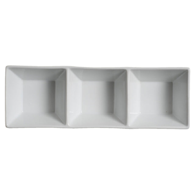 Palate & Plate AW-0216 - Appetizer Dish, 3-section, 6 Oz.
