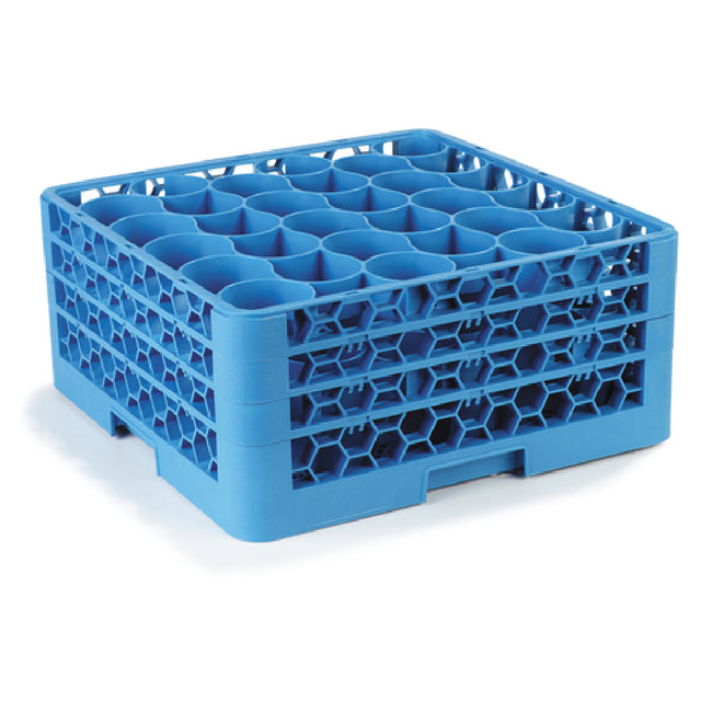 Carlisle RW30-214 Carlisle OptiClean™ NeWave™ Dishwasher Glass Rack 30-rounded Compartments With (3) Sure-Lock Extenders