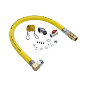 T&S Brass HG-4F-36SEL Gas Appliance Connector Hose 36" Coated