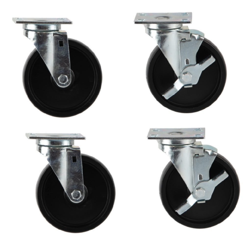 Wolf CASTERS-RR4 - Casters, 5" (set Of 4) (2 With Locks)