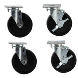 Wolf CASTERS-RR4 - Casters, 5" (set Of 4) (2 With Locks)