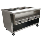 Advance Tabco HDSW-3-120-BS Heavy Duty Sealed Well Hot Food Table Electric 47-1/8"W X 35-3/4"D X 35-1/2"H