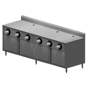 BK Resources MOD-BEVT Convenience Store Table Cabinet Base With Hinged Doors 96"W X 30"D X 39-3/4"H