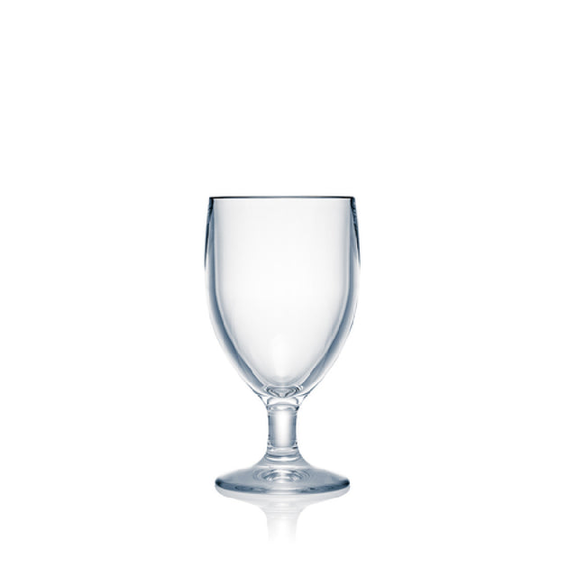 Steelite N206103 Strahl® Design Water/Soda Goblet Glass 10 Oz. (H 5-7/8" M 3" T 3" B 2-3/4") Shatter Proof