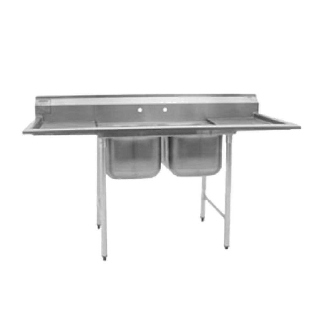 Eagle 314-16-2-3VP 314 Series Sink Two Compartment 41"W X 27-1/2"D