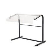 Revol 656097 Mobile Sneeze Guard 26-1/2"W X 22"D X 14-1/4"H Matt Black Metal