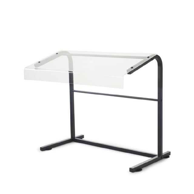 Revol 656097 Mobile Sneeze Guard 26-1/2"W X 22"D X 14-1/4"H Matt Black Metal