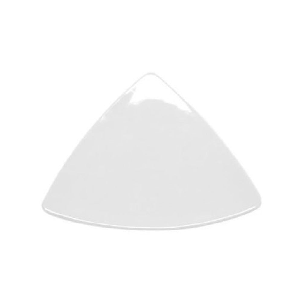 CAC China TRG-9 Festiware Plate 8-1/2"L X 8-1/2"W X 1"H Triangular