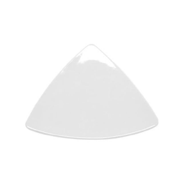 CAC China TRG-9 Festiware Plate 8-1/2"L X 8-1/2"W X 1"H Triangular