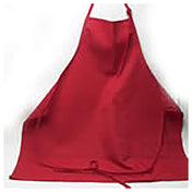 Royal RBA 743 R PKT - Bib Apron, 32" X 28", Poly Cotton Blend