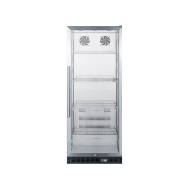 Summit SCR1156CSS Beverage Merchandiser One-section 23.63"W X 22.88"D X 58.38"H