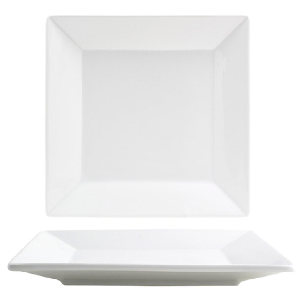 FOH DDP055WHP22 Kyoto™ Plate 9" X 9" Square