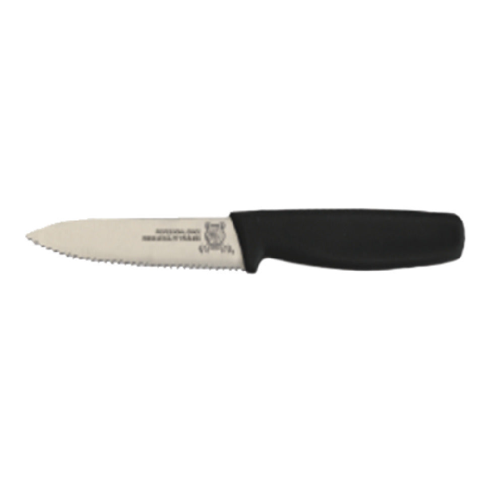 Omcan 11494 (11494) Paring Knife 4" Wave Edge Blade Stainless Steel