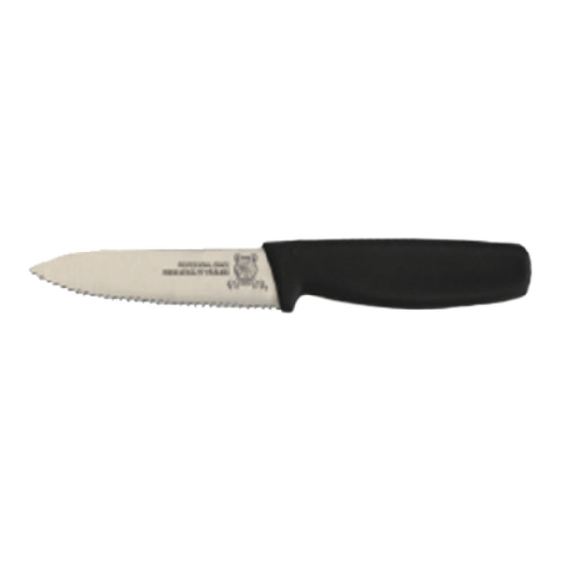 Omcan 11494 (11494) Paring Knife 4" Wave Edge Blade Stainless Steel