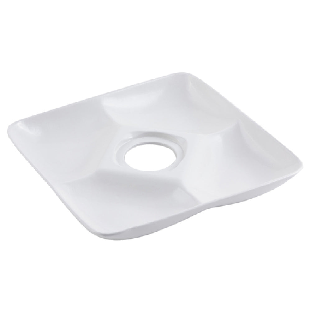 Bon Chef 9200HFGLDREVISION Buffet Display Tray 11-3/16" X 11-3/16" 5-compartment