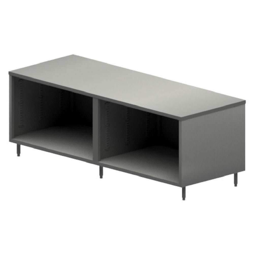 BK Resources CST-3096 Chef Table Cabinet Base With Open Front 96"W X 30"D X 34-3/4"H Overall Size