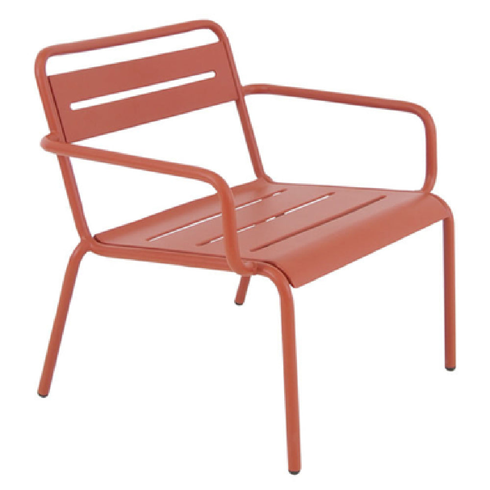 Emuamericas, Llc E165-41 - Star Lounge Armchair, Outdoor/indoor, Steel Slats Back And Seat