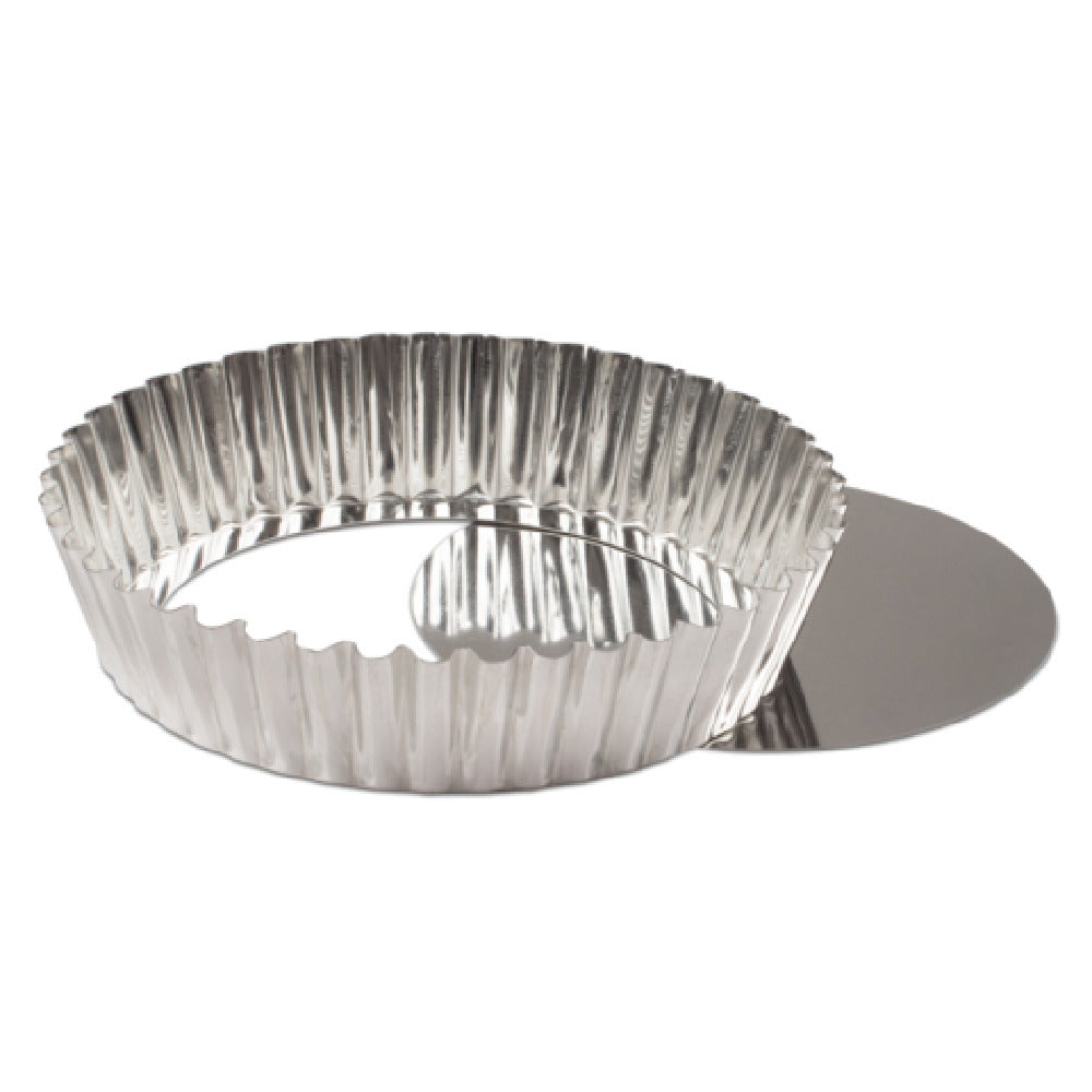 JB Prince M186 250 Tart Mold 10" Dia. Round