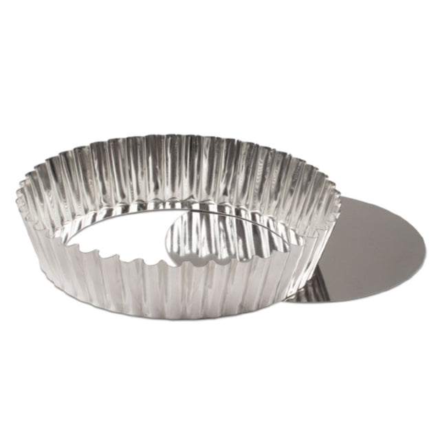 JB Prince M186 250 Tart Mold 10" Dia. Round