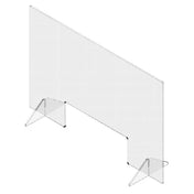 Spring USA SFPT2436 Safety Shield 36"W X 10-1/2"D X 23-3/4"H Self-standing