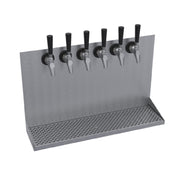 Krowne KWMDT-6S Krowne Wall Mounted Drip Tray Six Faucets Handles And Faucets Not Included