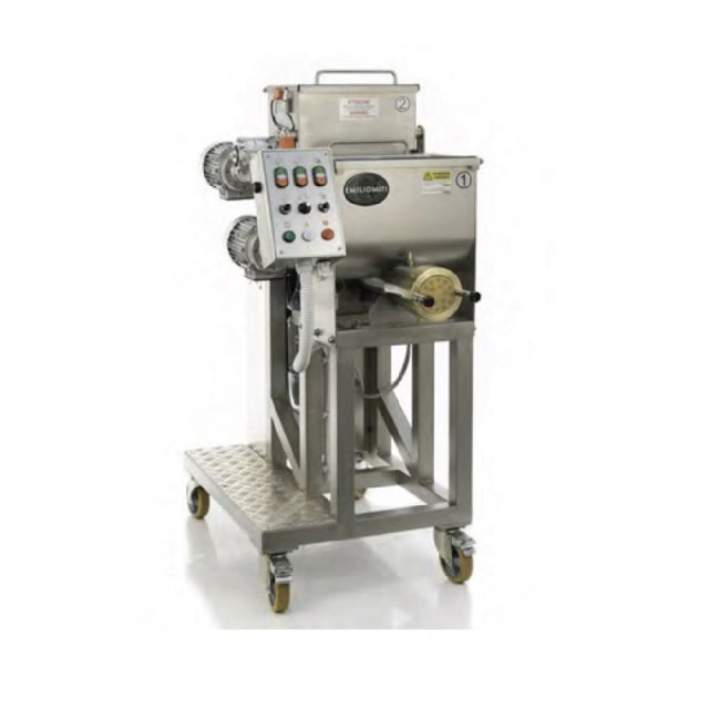 Alfa P50 Pasta Extruder 44"W X 27"D X 57"H 12 Kg Mixing Hopper Capable Of 66-80 Lbs/hr Production