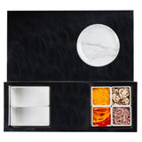 Tablecraft CWACTION4BRATCP Butane Countertop Action Station Includes: (1) Countertop Station