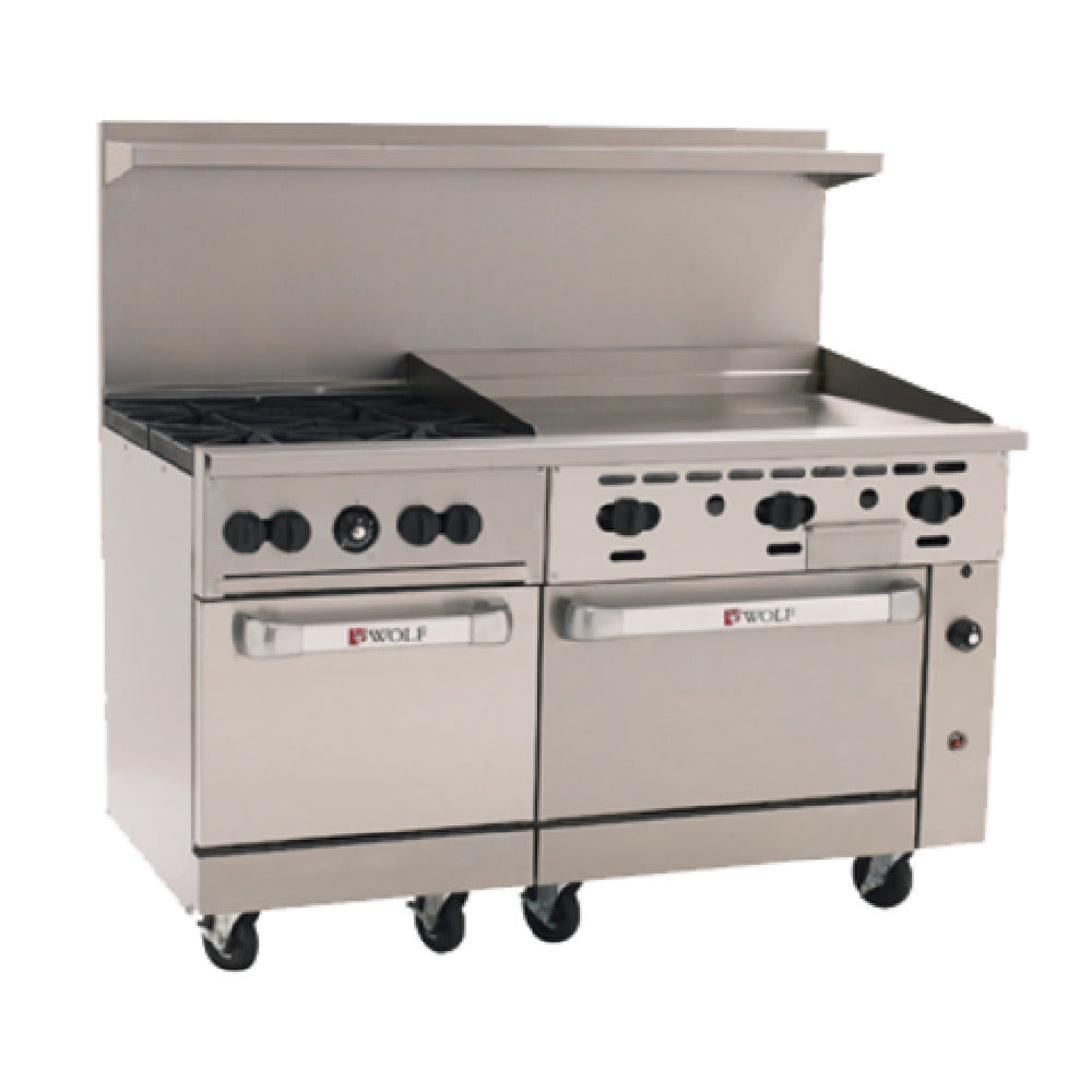 Wolf C60SS-4B36GT_NAT Challenger XL™ Restaurant Range 60" Gas