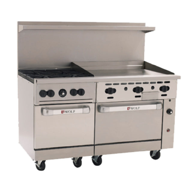 Wolf C60SS-4B36G_NAT Challenger XL™ Restaurant Range 60" Gas