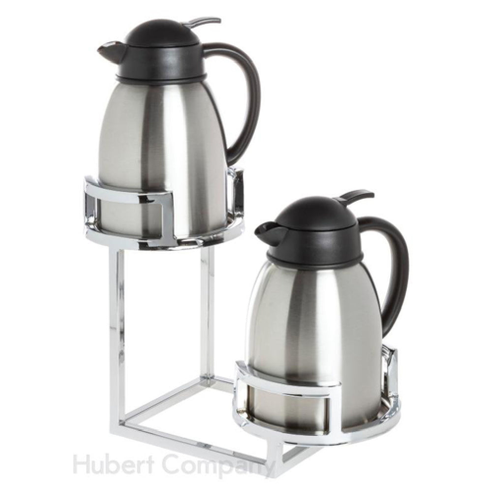 Hubert 97328 - Cerve Collection Carafe Holder, 2-tier, 7-5/64"L X 14-57/64"W X 10-31/64"H
