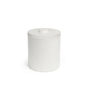 FOH RIB017WHL21 3.5qt Round London Ice Bucket White With White Lid Includes One RIB017WHL21-BTM 3.5qt Round London Ice Bucket Base White