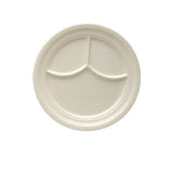 Yanco NC-510I Nu-Classic Compartment Plate 9-1/2" Dia. 3-compartments