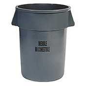 Rubbermaid FG264356GRAY BRUTE® Food Processing Container Without Lid 44 Gallon