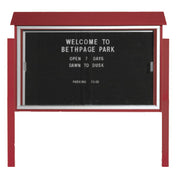 Aarco PLDS3045LDPP-7 Message Center 45"W X 30"H Freestanding