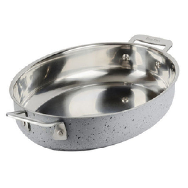 Bon Chef 60002STARLIGHT HotStone Cucina Au Gratin 2-1/2 Qt. 12" X 9 -1/8" X 2-1/4" H