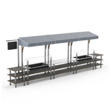 Steelite MGCMLA08GSWF Market Station Mixed Materials (minimum = Case Quantity 1 Per Case) (repack Item)