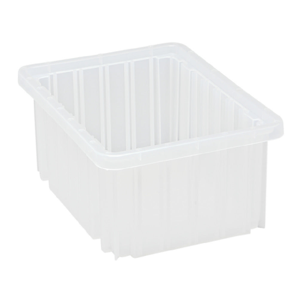 Quantum DG91050CLCS - Dividable Grid Container, 11-7/8"L X 8-1/4"W X 5"H, Clear
