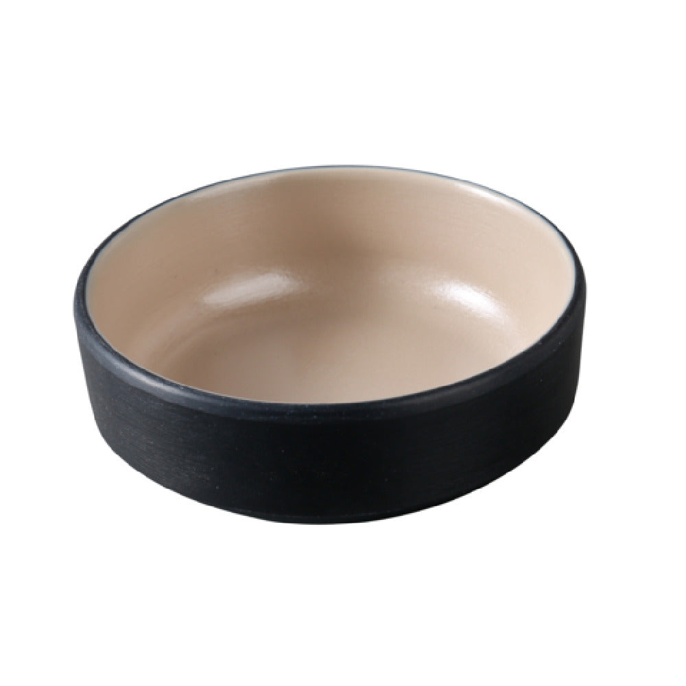 Yanco BM-4004CL Birmingham Sauce Dish 4 Oz. 4"dia X 1 1/4"H