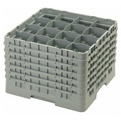 Cambro 16S1214151 Camrack® Glass Rack With (6) Soft Gray Extenders Full Size
