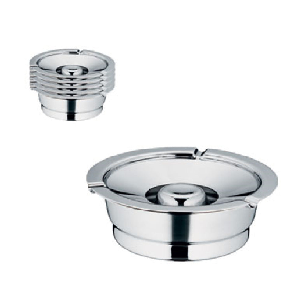 BauscherHepp 06.5552.6040 Ash Tray 5-1/2" Dia. X 2"H 18/10 Stainless Steel
