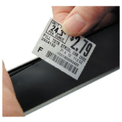 Hubert 91313 - Label Holder Channel, 29-1/2" X 1-1/4", Double-wire Snap-on